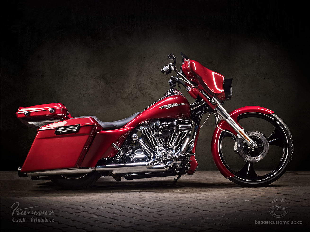 Harley Davidson Street Glide 2012. Baggger Dream 1 | Bagger Custom Club, Zbyšek Hazmuka. Photo by ArtMoto © 2018