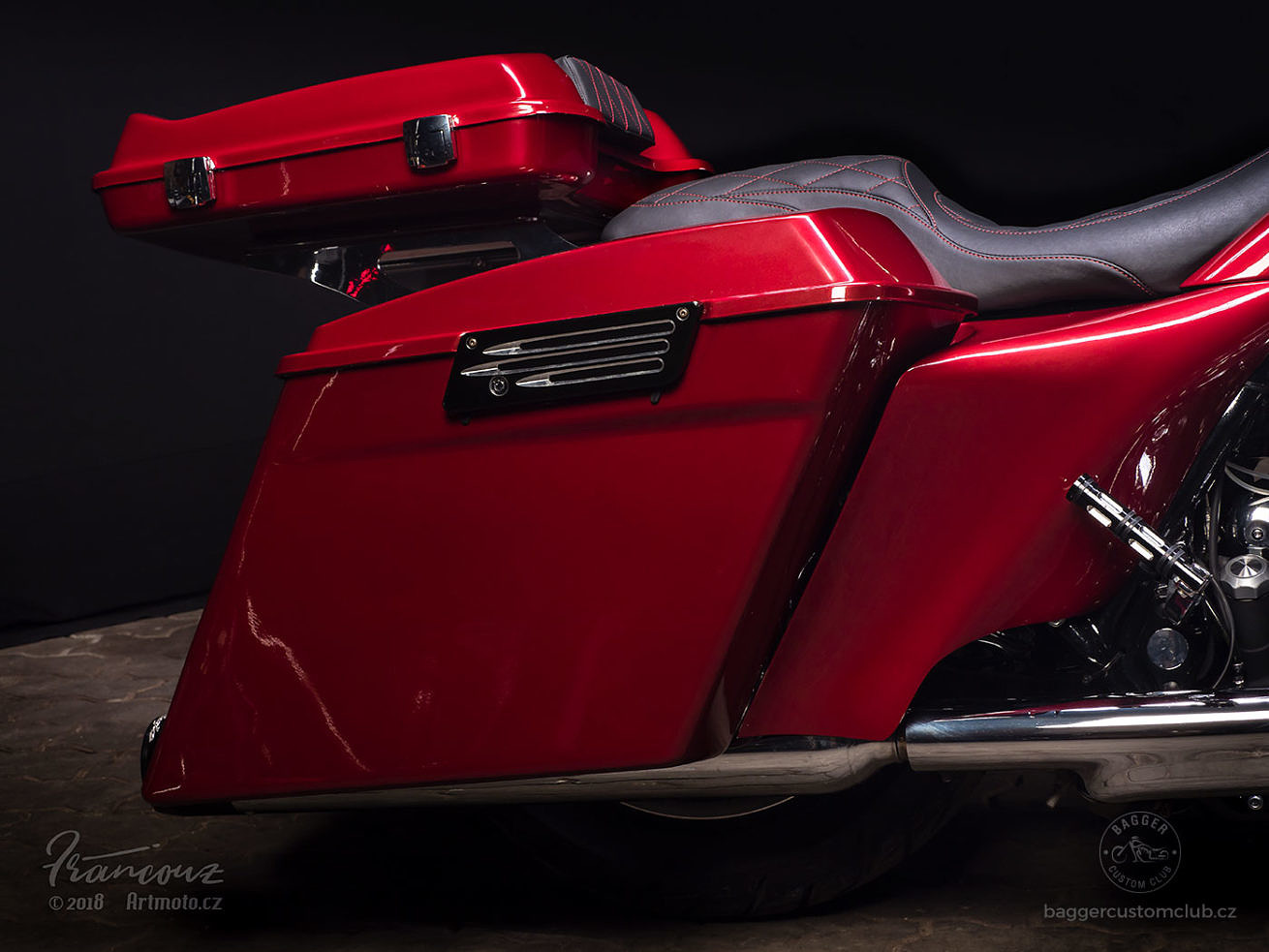 Harley Davidson Street Glide 2012. Baggger Dream 1 | Bagger Custom Club, Zbyšek Hazmuka. Photo by ArtMoto © 2018